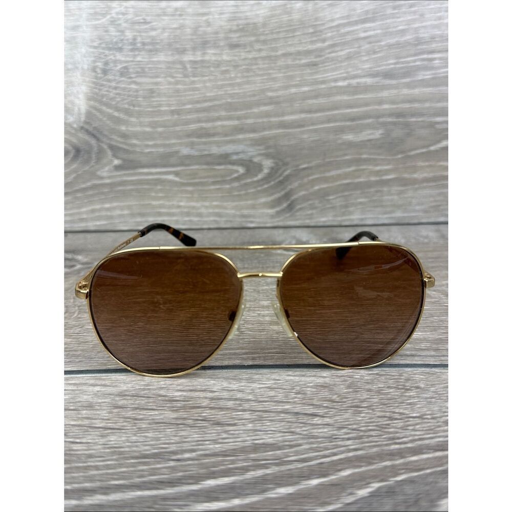 Michael Kors MK 5009 Rodinara Gold Frame Amber Aviator Sunglasses *Frames Only*